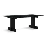 Zayle Rectangular Dining Table - Contemporary Oak Dining Table